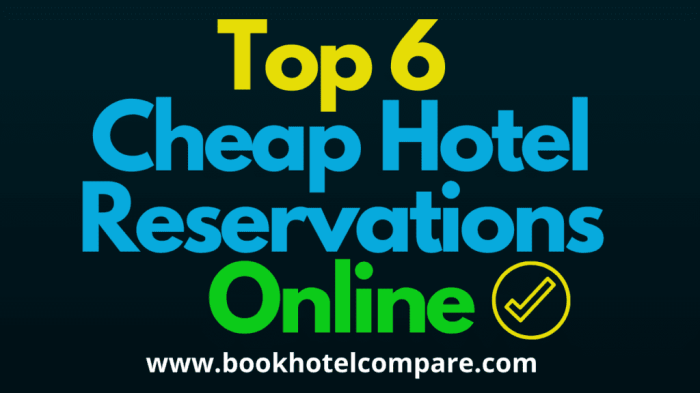 Budget-friendly online hotel reservations
